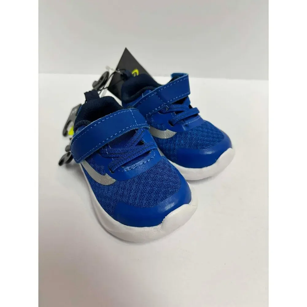 Infant Boys‎ Athletic Works Shoes Size 3 Blue Strap Shoes NWT